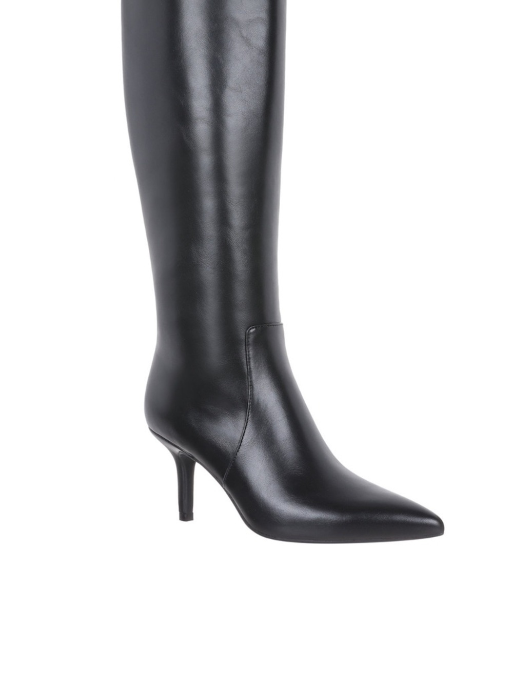 NWT INC International Concepts Black Knee-High Pointed-Toe Stiletto Boots